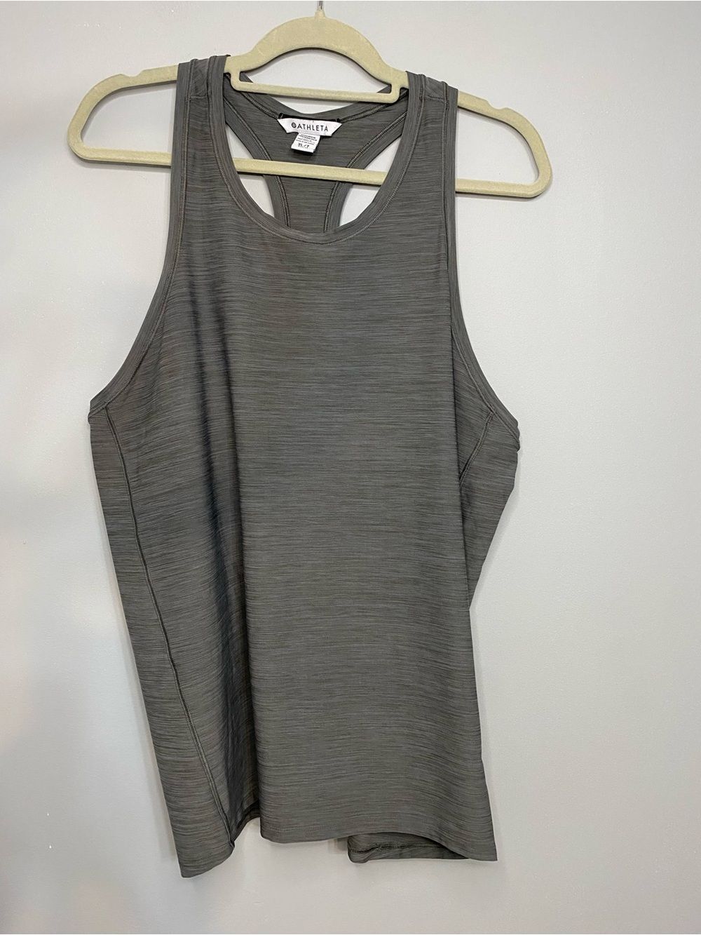Athleta Gray Racerback Tank Top Women’s Size XL